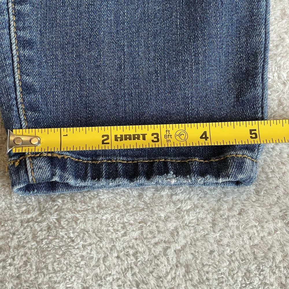 Judy Blue Relaxed Fit Skinny Distressed Denim Jean Womens 9/29 Mid Rise Shredded - Picture 14 of 14